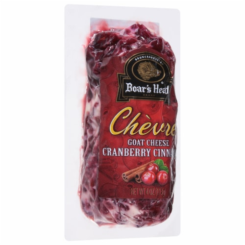 Boar's Head Cranberry Cinnamon Chevre Perspective: back