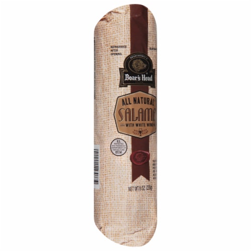 Boar's Head All Natural* Salame with White Wine Perspective: back