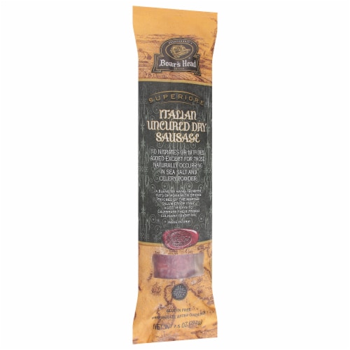 Boar's Head Italian Uncured Dry Sausage Perspective: back