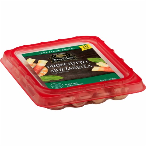 Boar’s Head Prosciutto & Mozzarella Cheese Snack Roll-up Perspective: back