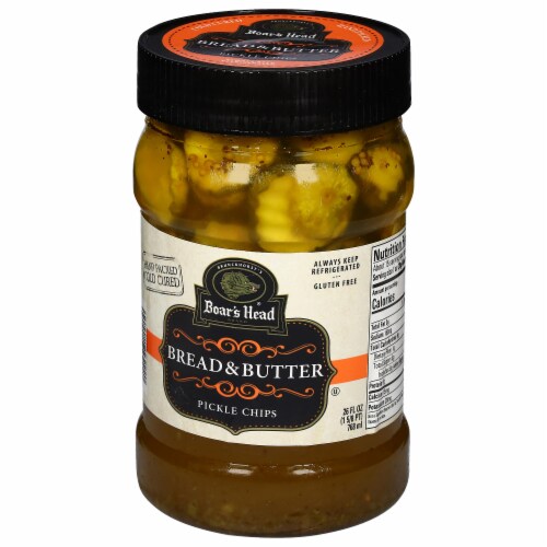 Boar’s Head Bread & Butter Pickle Chips Perspective: back