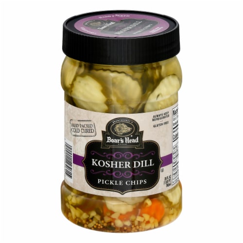 Boar’s Head® Kosher Dill Pickle Chips Perspective: back