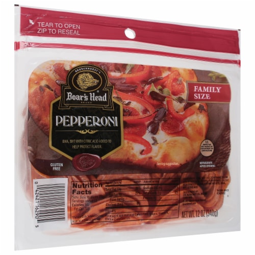 Boar's Head Pre-Sliced Pepperoni Perspective: back