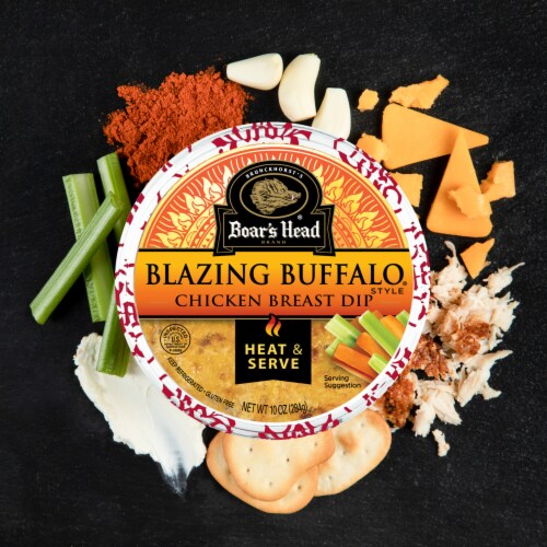Boar’s Head Blazing Buffalo Style Chicken Dip 10 oz Perspective: back