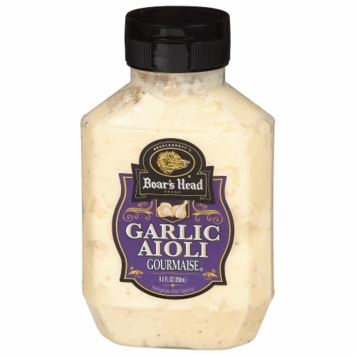 Boar's Head Garlic Aioli Gourmaise Perspective: back