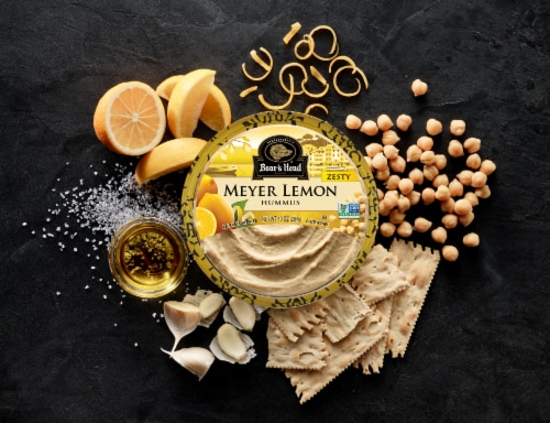 Boar's Head Meyer Lemon Hummus 10 oz Perspective: back
