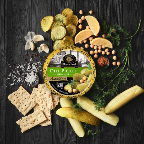 Boar's Head Dill Pickle Hummus 10 oz Perspective: back