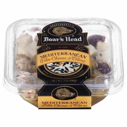 Boar's Head Mediterranean Feta Cheese & Olives Perspective: back