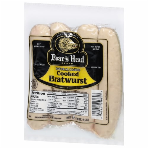 Boar's Head Bratwurst Perspective: back