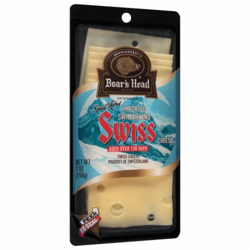 Boar's Head® Gold Label Pre-Sliced Swiss Cheese Perspective: back