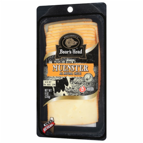 Boar's Head Pre-Sliced Muenster Cheese Perspective: back