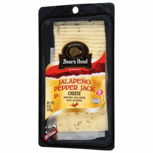 Boar's Head Jalapeño Pepper Jack Cheese Perspective: back