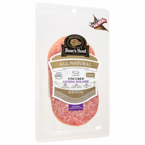 Boar's Head All Natural Uncured Genoa Salame Perspective: back