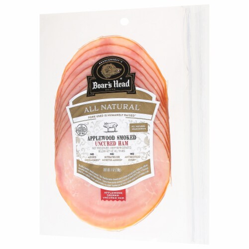 Boar's Head All Natural Applewood Smoked Uncured Ham Perspective: back
