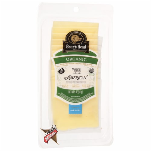 Boar's Head Organic American Cheese Perspective: back