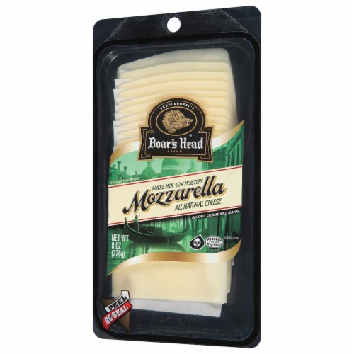 Boar's Head Mozzarella Cheese Perspective: back