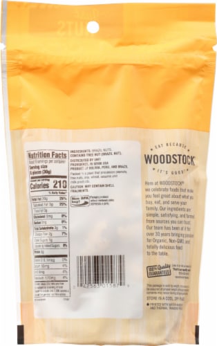 Woodstock® Non-GMO Brazil Nuts Perspective: back