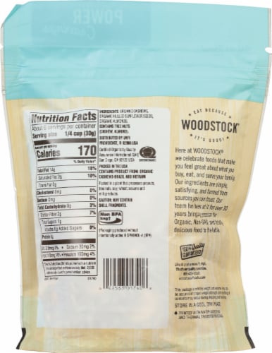 Woodstock® Power Cravings Organic Paleo Go Snack Mix Perspective: back
