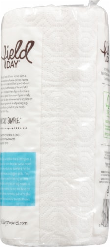 Field Day® 100% Recycled Jumbo Paper Towel Rolls Perspective: back