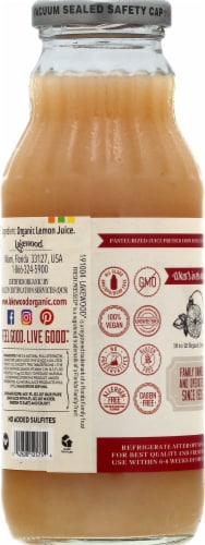 Lakewood® Organic Pure Lemon Juice Perspective: back