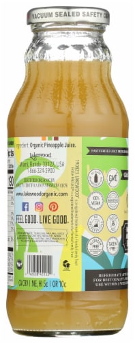 Lakewood Organic Pure Pineapple Fruit Juice Perspective: back