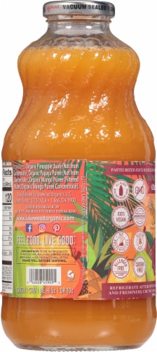 Lakewood® Organic Tropical Trio Juice Perspective: back