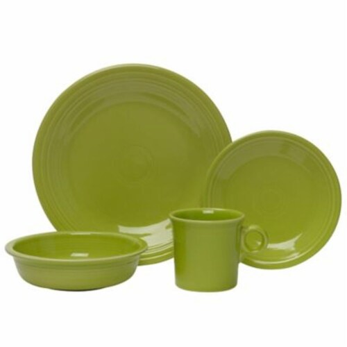Fiesta 16 Piece Dinnerware Set in Lemongrass 16 Piece Kroger
