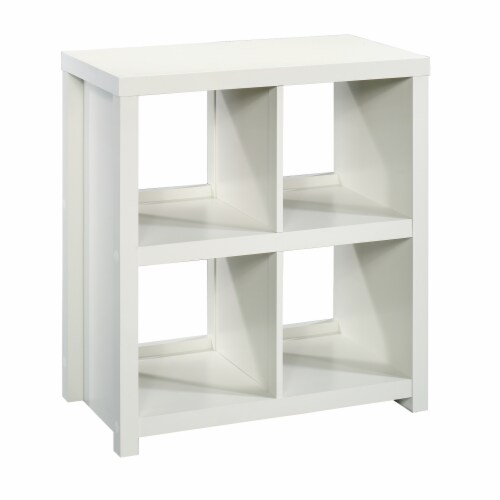 Sauder HomePlus 4 Cubby Bookcase in White 1 Foods Co