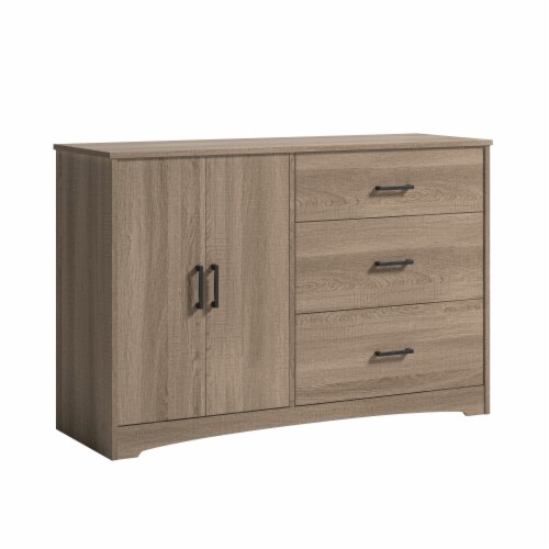 Sauder Beginnings 3 Drawer Dresser Summer Oak Finish 1 Metro Market