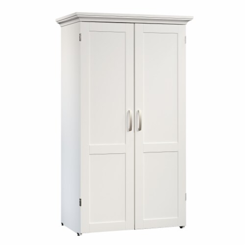 Sauder armoire white discount