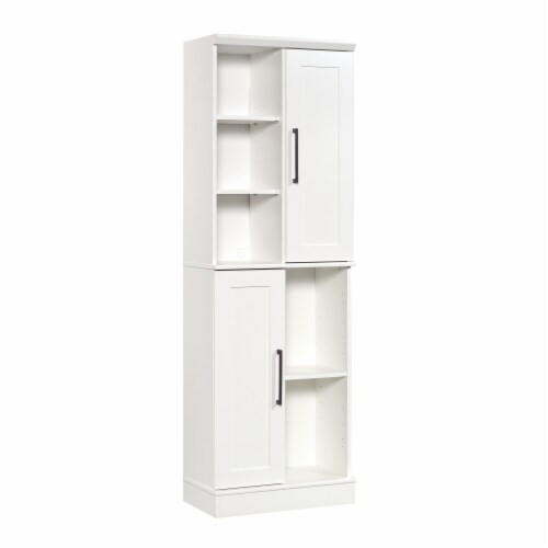 Sauder HomePlus 2-Door Storage Cabinet in Soft White, 1 - Fry's