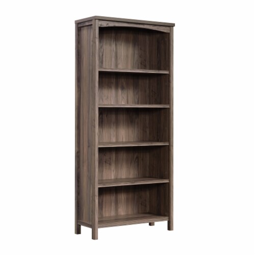Sauder Select 5 Shelf Display Bookcase in Washed Walnut 1 Smith s Food and Drug