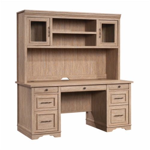 Sauder double pedestal desk hotsell