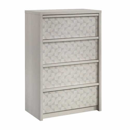 Sauder Harvey Park 4 Drawer Bedroom Chest in Glacier Oak 1 Smith s Food and Drug