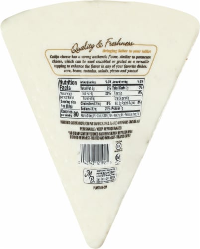El Mexicano Queso Cotija Triangle Perspective: back