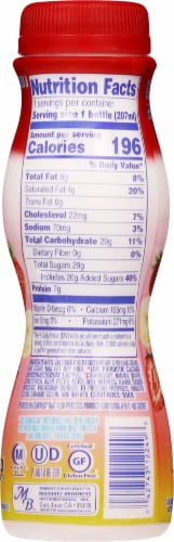 El Mexicano Saborico Strawberry Banana Yogurt Drink Perspective: back