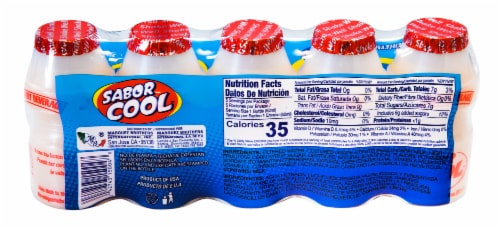 Sabor Cool™ Natural Yogurt Drinks Perspective: back