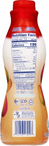 El Mexicano Saborico Mango Yogurt Drink Perspective: back