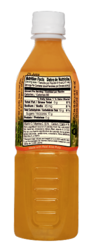 El Mexicano® Mango Aloe Vera Drink Perspective: back