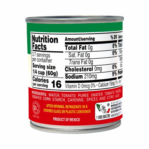 El Mexicano® Tomato Sauce Perspective: back