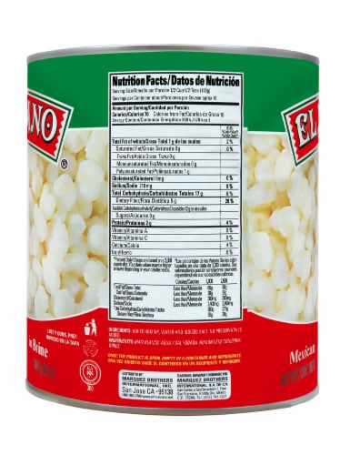 El Mexicano® Mexican Style Hominy Perspective: back