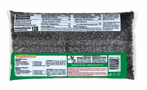 El Mexicano® Black Beans Perspective: back