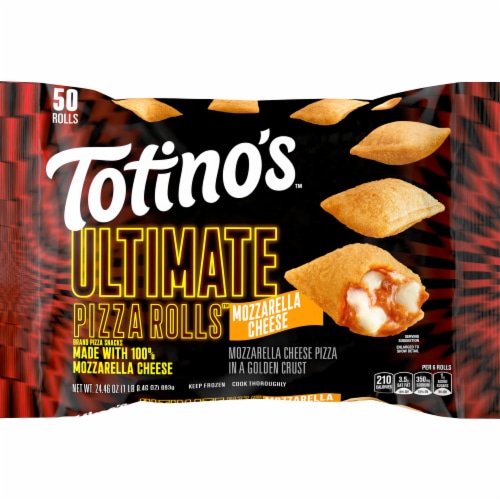 Totino's Ultimate Mozzarella Cheese Pizza Rolls Frozen Snacks Perspective: back