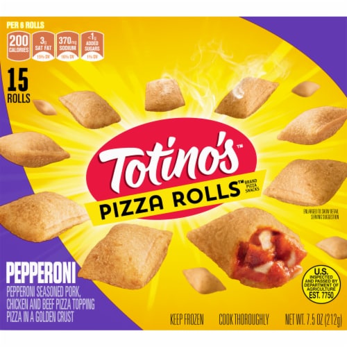 Totino's™ Pepperoni Pizza Rolls Perspective: back