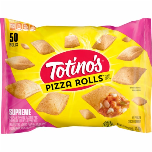 Pizza rolls nutrition facts label