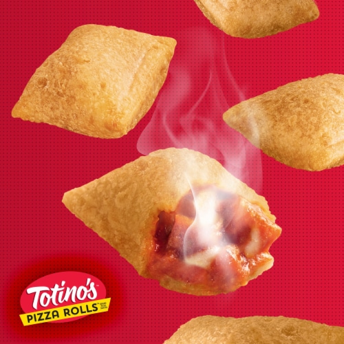Totino's Pepperoni Flavored Pizza Rolls Frozen Snacks Perspective: back