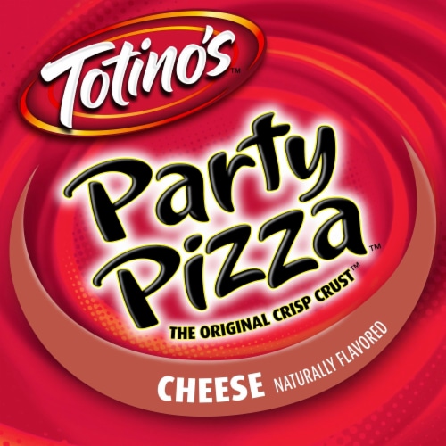 Totino's Party Pizza Cheese Flavored Frozen Snacks Perspective: back