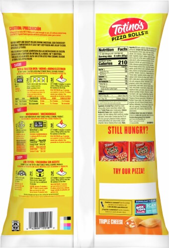 Totino's™ Triple Cheese Frozen Pizza Rolls Perspective: back