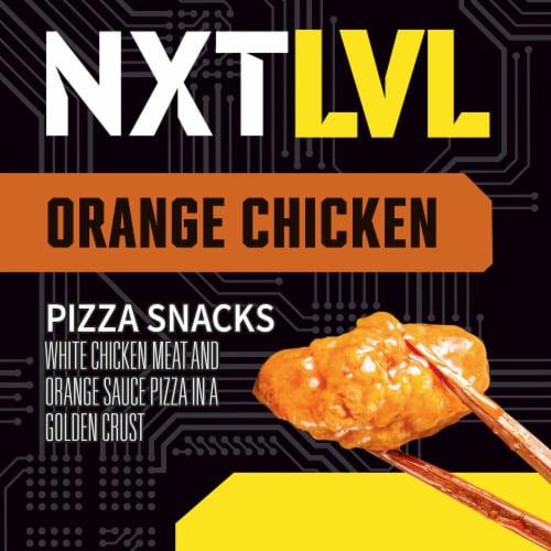 Totino's Pizza Rolls NXTLVL Orange Chicken Flavored Frozen Snacks Perspective: back