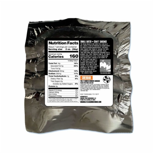 Texas Smokehouse® Lomghorn Cheddar Links Perspective: back